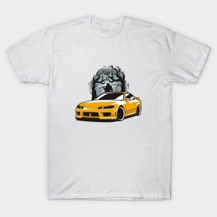 Yellow Silvia S15 Samurai Warrior T-Shirt